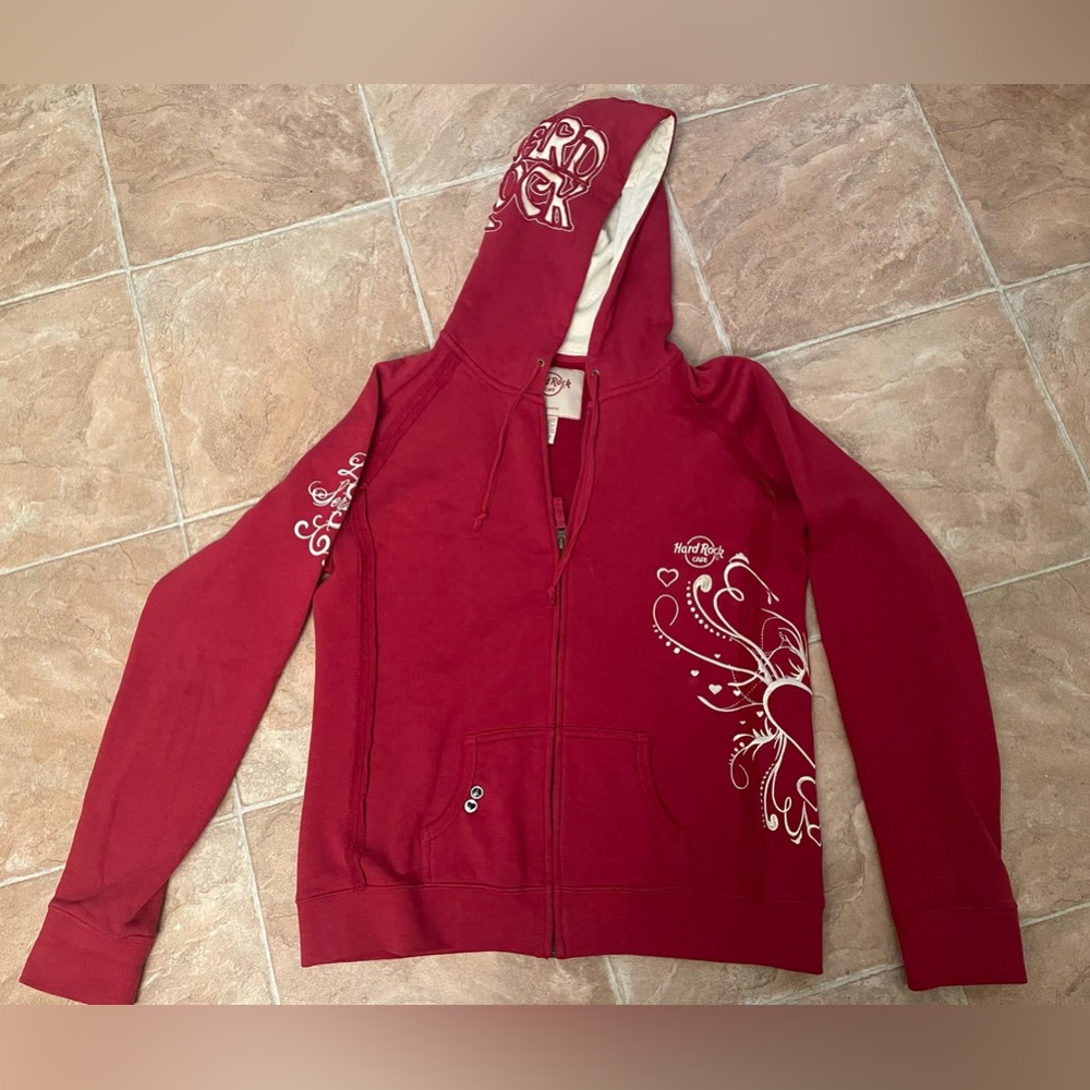 Ladies Hard Rock Cafe Hoodie - Nassau, Bahamas XL